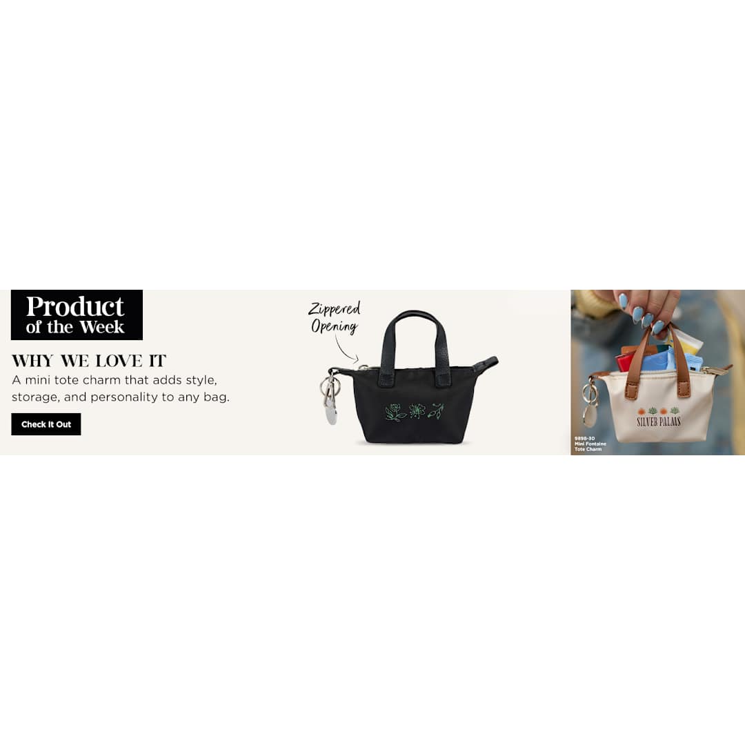 Mini Fontaine Tote Charm